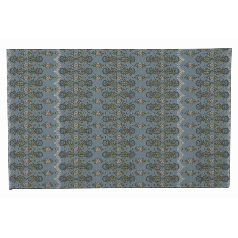Paillasson Kalina, l 17 po x L 24 po, Bleu