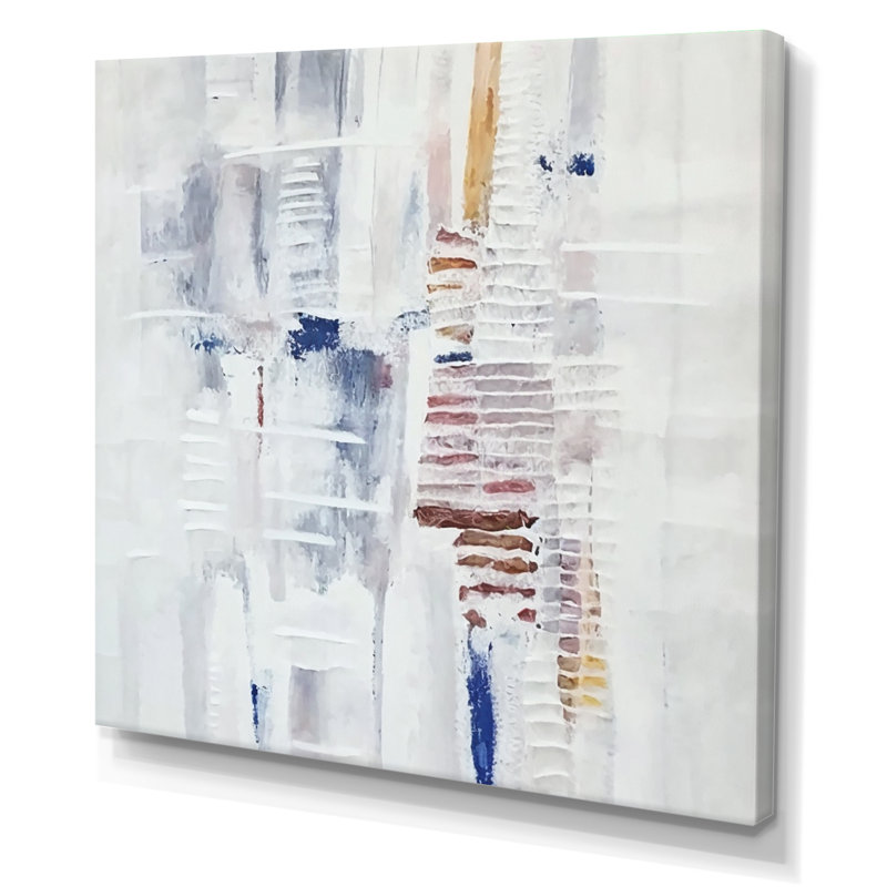 «Peaceful Af après-midi», impression abstraite sur toile, H 16 po x l 16 po x P 1 po, Toile tendue
