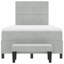  Lit sommier tapissier avec matelas gris clair 47,2 po x 78,7 po-379639348-379639355