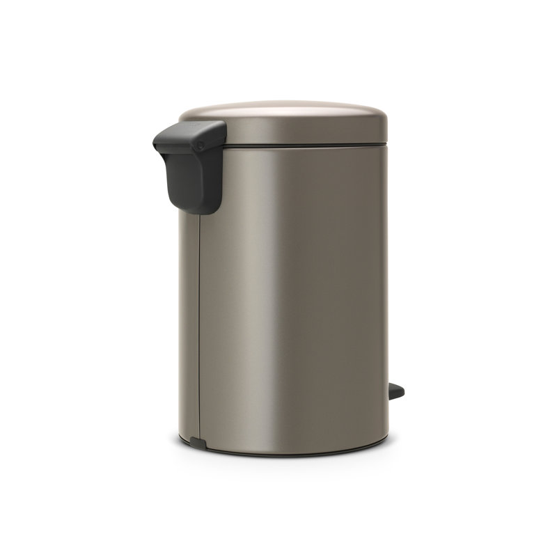 Brabantia NewIcon 12 Litre Soft Closing Pedal Bin, Platinum