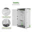 Armoire de rangement extérieure imperméable 4,3 x 2,5 pi avec tablette en métal et plancher-133413551