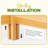 Wooden Raised Garden Planter Bed with divider - Natural- 96x24x10 inch - Upgrade