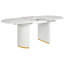 Extendable Oval Dining Table