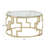 Birnson Tempered Glass Top Coffee Table