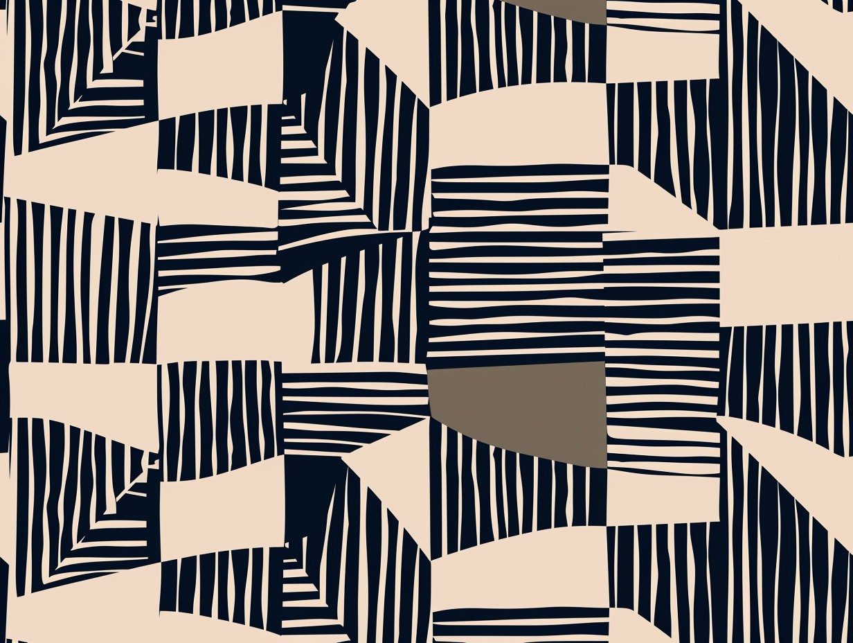 VisionDecor Creative Blocks Bedding Cool Pattern Comforter Layered ...