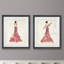 Guirlande, ensemble de 2 reproductions d’art encadrées sur papier