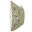 Housse de coussin en mélange de lin Fab divine Elegant, jeté, imprimé bloc (Swarna, bleu)-106270312-106270310