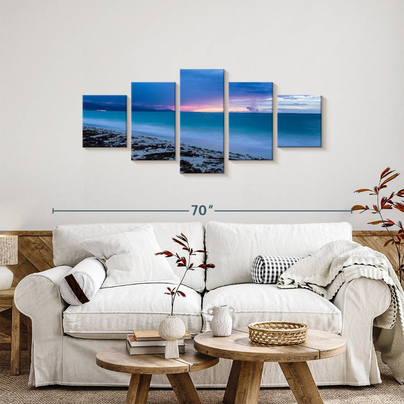 Jamaican Ocean View, 24" H x 55" W