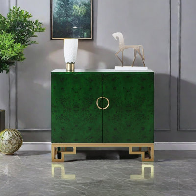 Double art entrance cabinet Accent cabinet