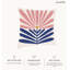 Coussin décoratif géométrique intérieur / extérieur en polyester