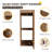 12" Floating Bathroom Side Cabinet With Soft Close Door-1812852448