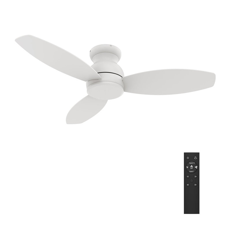 Stanley 48'' Ceiling Fan with Remote, 205 RPM, White, White