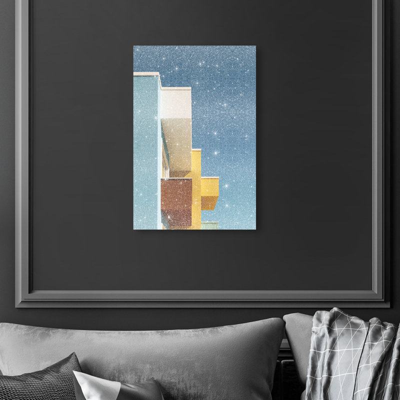 Orthogonal Sky View Print by Oliver Gal, 10"H x 15"W, Gallery Wrapped