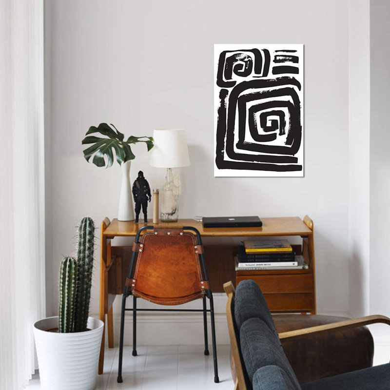 « clockwork », reproduction sur toile, H 40 po x l 26 po x P 1,5 po