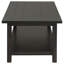 Table basse en bois avec tablette-117793524