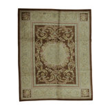 Savonnerie Wool Oriental Area Rug