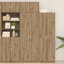 Storage Cabinet 70X42.5X225 Cm Engineered Wood-618435935