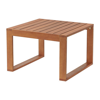 Table basse carrée en bois d'eucalyptus de 30 po Weston