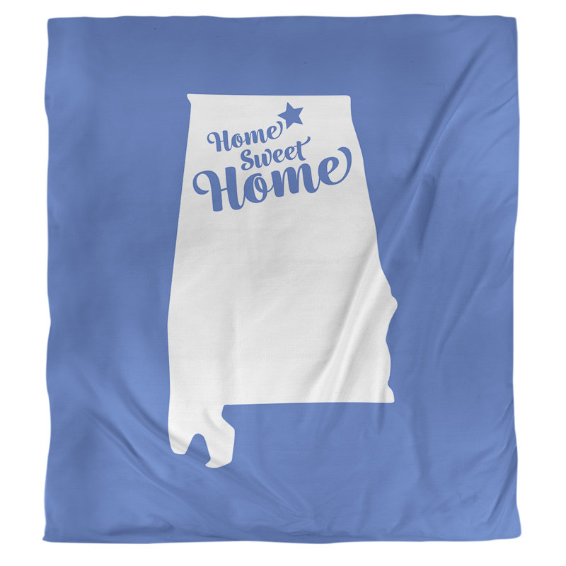 Housse de couette à la maison Huntsville, Housse de couette simple TG, Bleu
