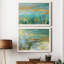 Grassy Beach - Ensemble de 2 peintures sur toile encadrées-302925810-302925815