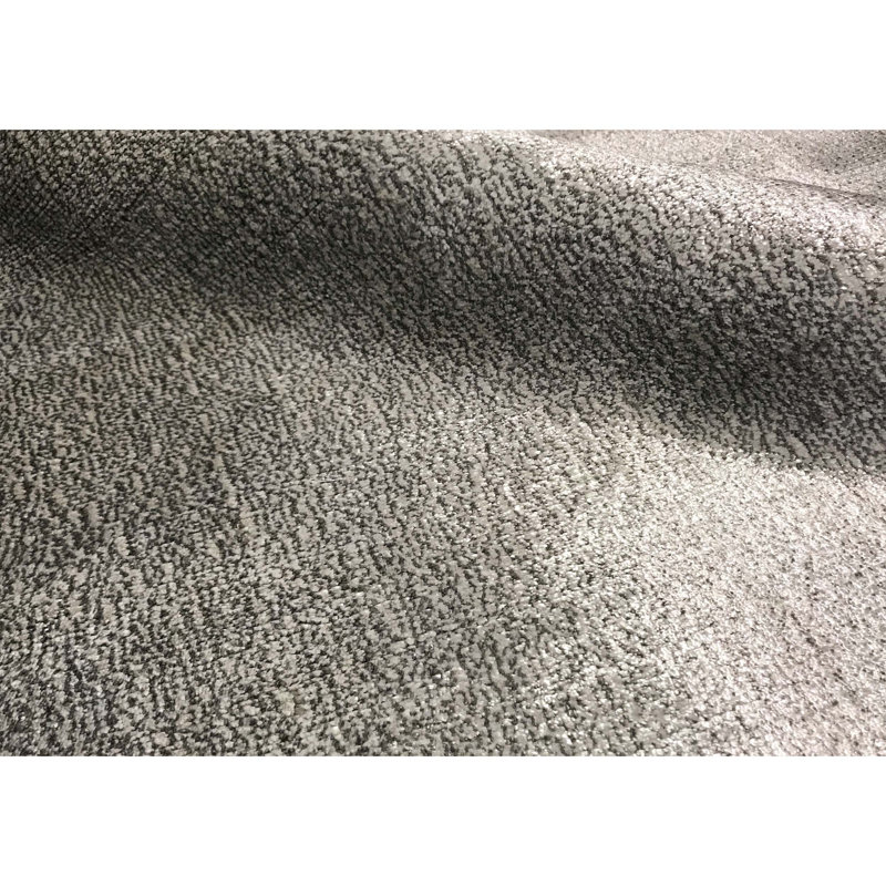 Wool Area Rug in Dark Gray