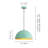 Lodi 1 - Light Dimmable Dome Kitchen Island Pendant Light