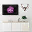 Purple Rose In The Shadows - Wrapped Canvas-56646716