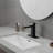 Waterfall-style Bathroom Sink Faucet with Pop-Up Drain and Supply Lines-120650288