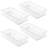 iDesign Plastic Stackable Pantry Bin with Handles - Set of 4 - Clear-108714098