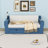 Daybed with Removable Desk, Drawers and Hydraulic Armrest Tables-118235379-118235378
