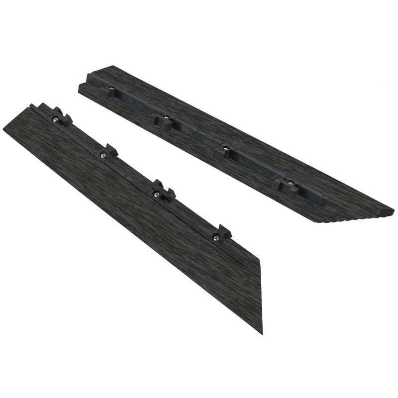 Carrelage de terrasse extérieur 2 po x 12 po 2 po x 2 po, Indian Ebony