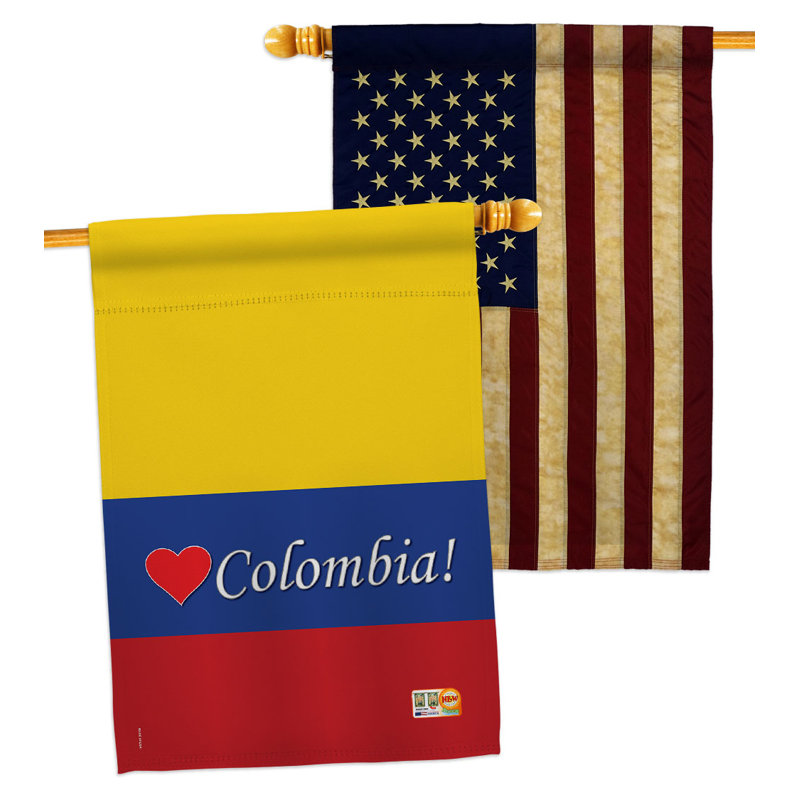 Drapeau de maison en polyester 2 faces 3 pi 3 po x 2 pi 3 po Home Decor