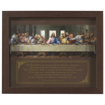 La Cène - Shadowbox, art textuel