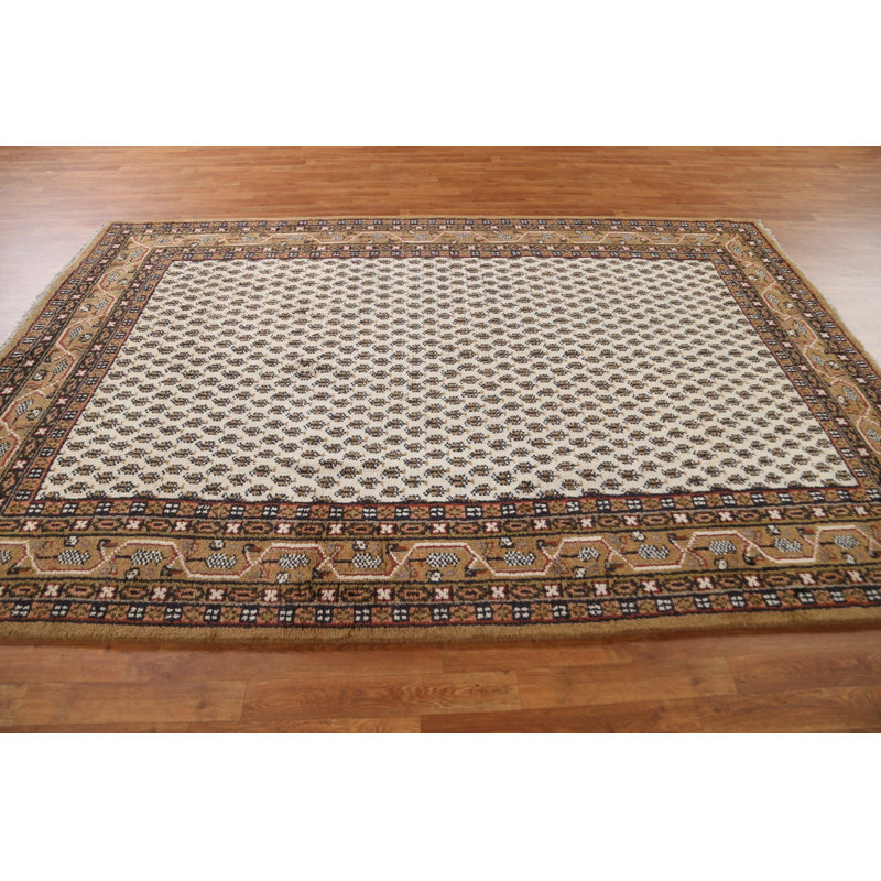 Tapis oriental Boteh Botemir noué à la main 7 x 10