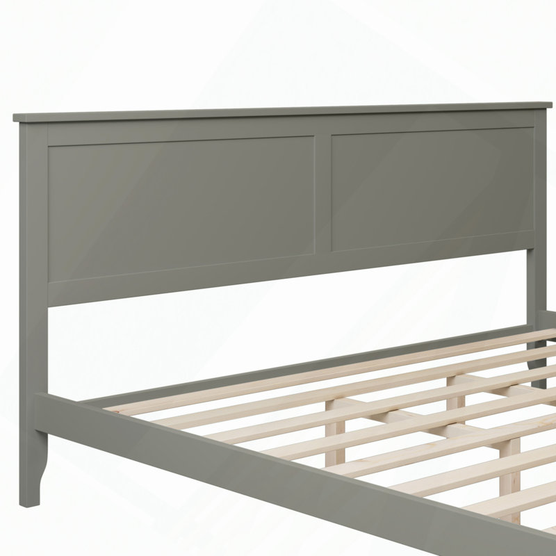 Modern Bed, Modern Solid Wood  Platform Bed