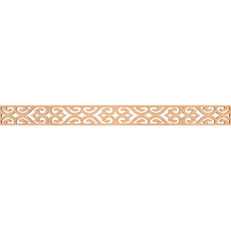 Moulure de chantournage Keene, Noyer blanc, H 4 po x l 46,375 po x P 0,375 po