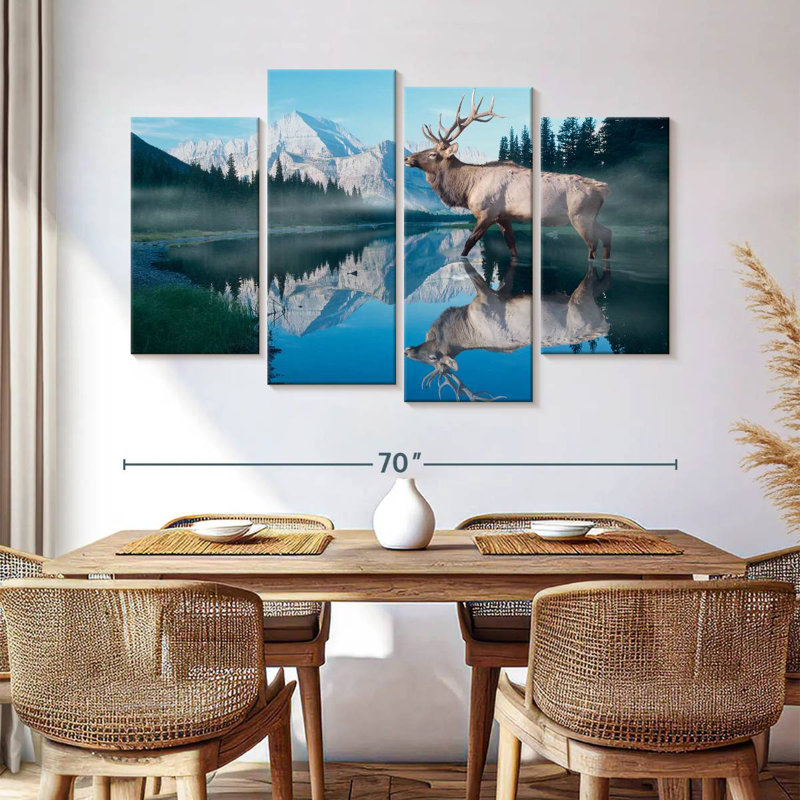 Reflections Of Glacier, 42" H x 68" W
