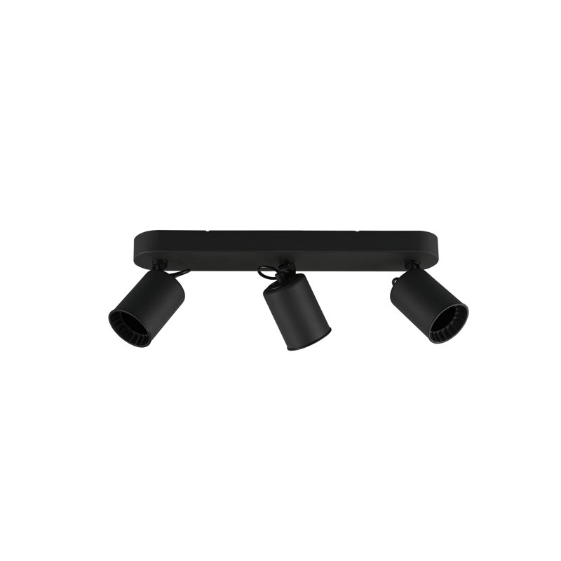 Lonsdale 3-Light 38cm LED Integrated Flush Mount, Black
