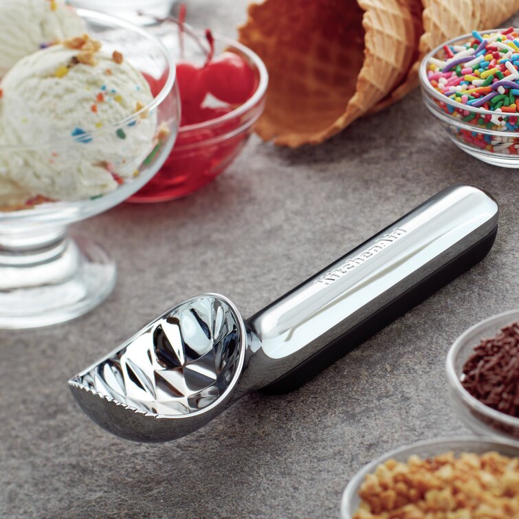 Kitchenaid Stainless Steel Cookie Dough Scoop in Aqua Sky 