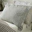 Hebden Mélange Stripe 100% Cotton Duvet Cover Set-546127278-618986762