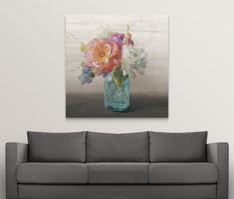 Cocheta I », impression, H 8 po x l 8 po x P 1,5 po, Toile
