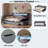 Upholstery Daybed With Storage Footstool, Shelves, Trundle, Usb Charging And Led Light-1028503775-1028503773