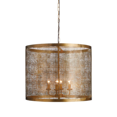 Luminaire suspendu tambour 1 lumière Kenbridge