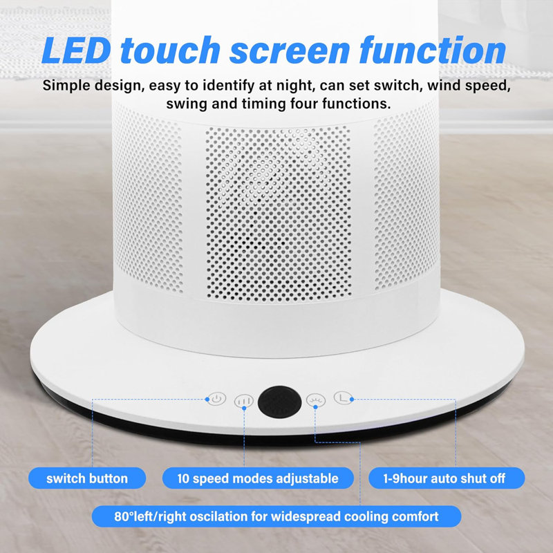Simple Deluxe 43'' Tower Fan Fan