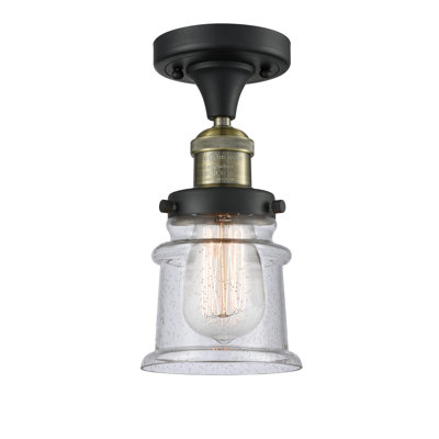 Plafonnier semi-encastré 1 lumière 5,25 po Alexandira