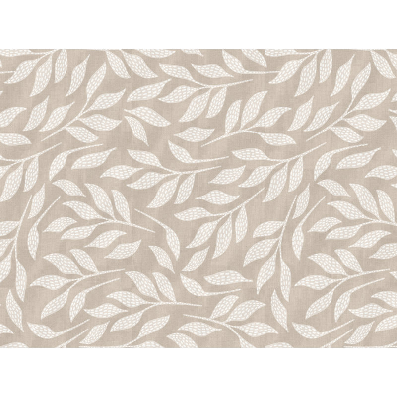 Burien Vinyl Machine Printed Area Rug, Rectangle 3'3.4" x 4'4.4"