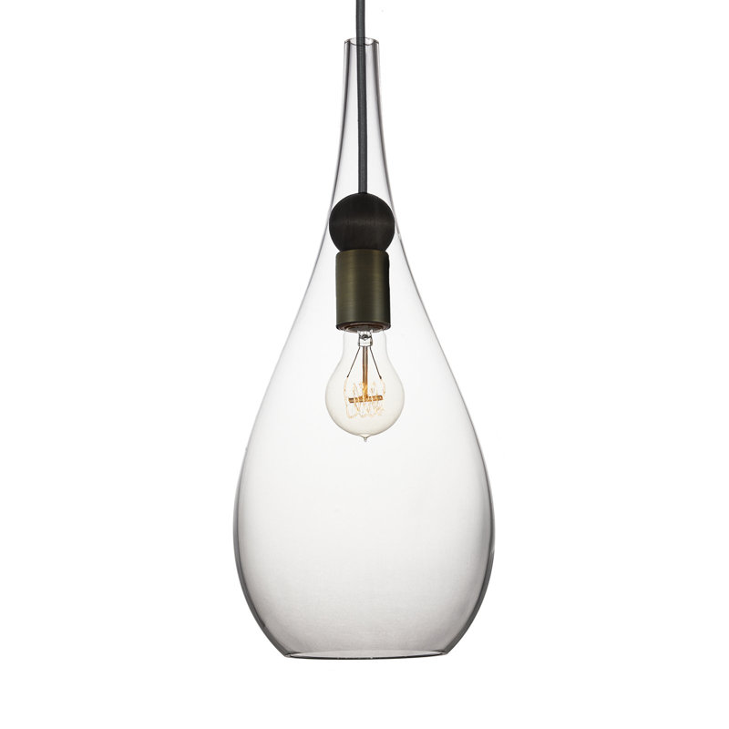 Earth 1 - Light Pendant, Bronze, Clear, No