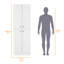 Garde-manger avec 4 portes et 5 tablettes cachées-778407512