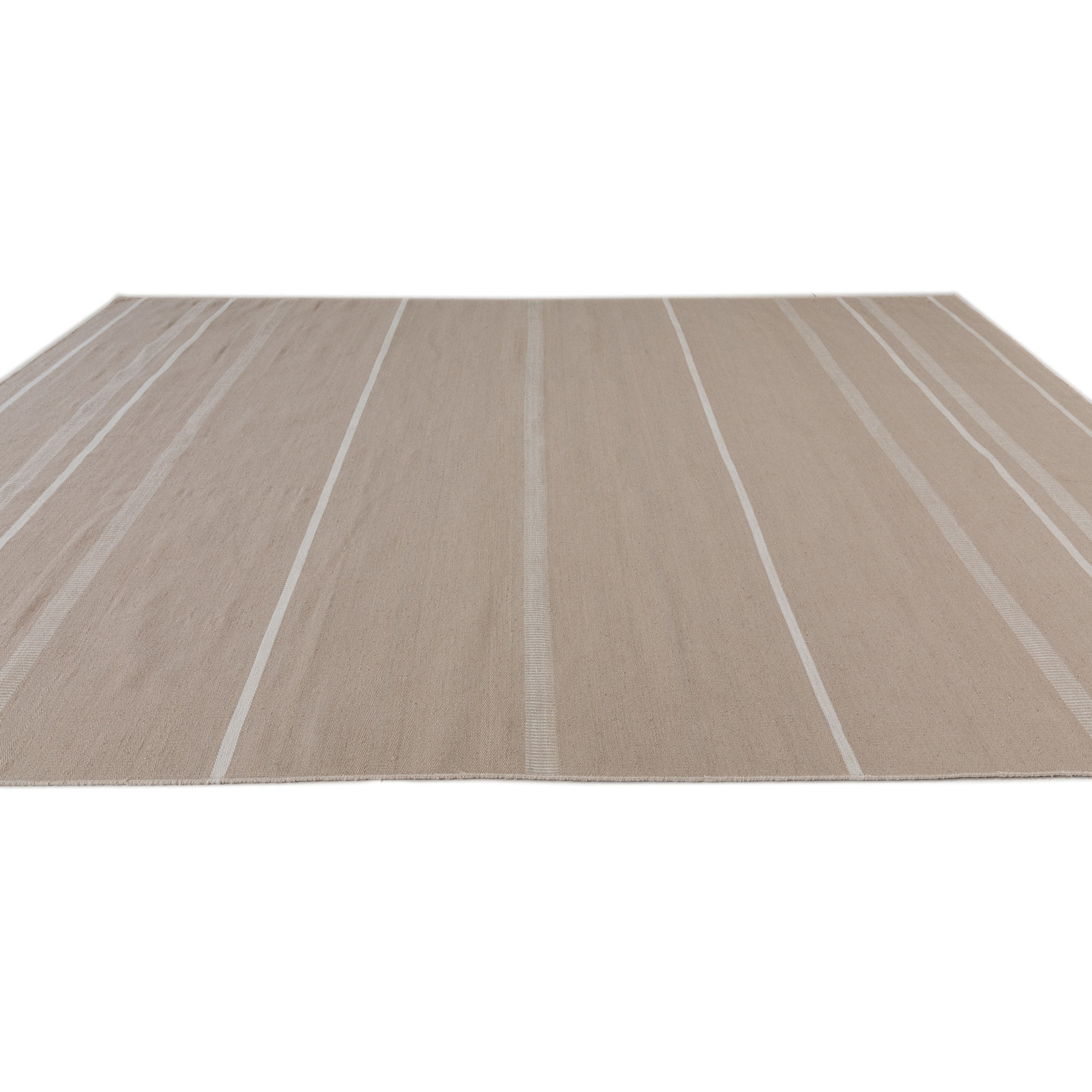 Kalise Striped Indoor/Outdoor Performance Area Rug, Runner 2'3" x 8', Beige