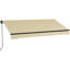 Auvent rétractable Outsunny, abri de terrasse pour auvent avec poignée à manivelle, tissu résistant aux rayons UV et cadre en aluminium, balcon, cour et-208583055-208583054
